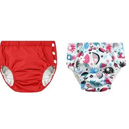 Chinmay Kids Reusable Swim Diaper Pants Pack of 2 Soft Adjustable and Leak-Proof Unisex Swimming Pool Wear for Infant Boys and Girls-image-84
