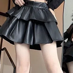 StyleCast x Revolte Women Flared Mini Skirts image 3