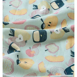 Cocoon Care Unisex Bamboo Muslin swaddle Light Green image 3