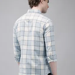 U.S. Polo Assn. Denim Co. Checked Pure Cotton Casual Shirt image 3