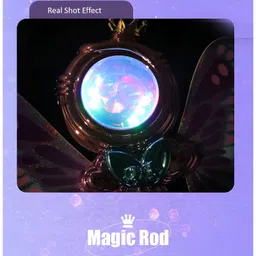 NEGOCIO Magic Henshin Rod Musical Glow Stick Princess Tiara Crown Toy For Girls With Light And Sound - PACK OF 1 - COLOR MAY VARY image 5