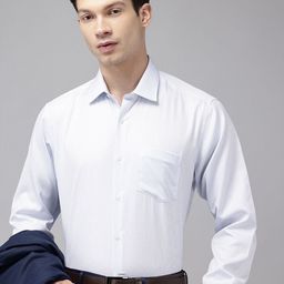 Van Heusen Pure Cotton Checked Custom Fit Formal Shirt-picture-28