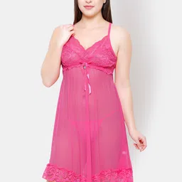 FashionRack Pink Solid Baby Doll 3007-picture-10