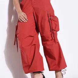 SHOWOFFFF Women Comfort Cargos Trousers-picture-29