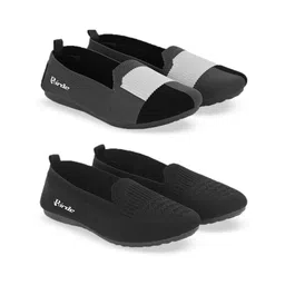 BIRDE Women Pack of 2 Textured Slip-On Sneakers-picture-40