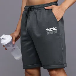 HRX by Hrithik Roshan Men Typography Printed Outdoor Sports Shorts-picture-38