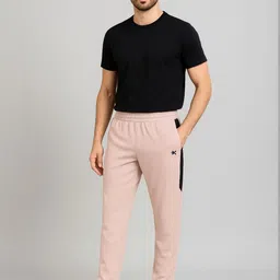 HRX by Hrithik Roshan Men Striped Mid-Rise Cricket Track Pants image 4