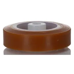 LAG Orange, White Polyurethane Abrasion Resistant, Hygienic, Laceration Resistant, Non-Marking Trolley Wheel, 120 Kg, 4520 image 2