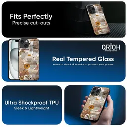 QRIOH Conversational Printed iPhone 16 Back Case Mobile Accessories image 5
