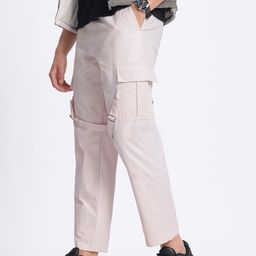 glitchez Urban Utility Relaxed Cargo Style Trousers-image-55
