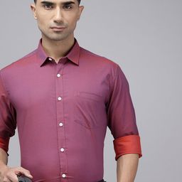 van heusen V Dot Men Slim Fit Pure Cotton Formal Shirt-picture-12