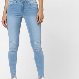 ONLY Women Blue Skinny Fit High-Rise Light Fade Jeans-picture-43