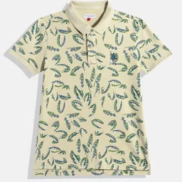 U.S. Polo Assn. Kids Boys Printed Polo Collar T-shirt image 1