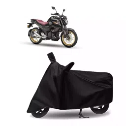 Auto Pearl Bike Cover for Yamaha FZ V3 BS6 (Black)-picture-41