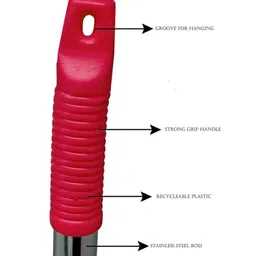 Jumboo Soft Grass Brooms with Plastic Handle Jadu Multi Color image 3