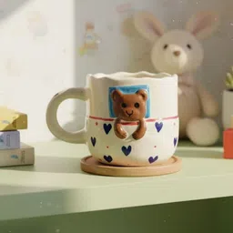 The Decor Lane Multicoloured Handcrafted Printed Ceramic Glossy Mugs Set of Cups and Mugs-picture-27