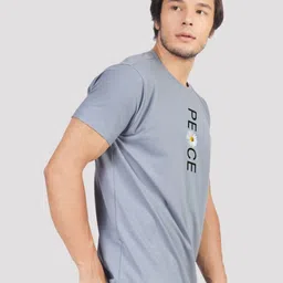 Greylongg Men Printed Applique T-shirt image 3