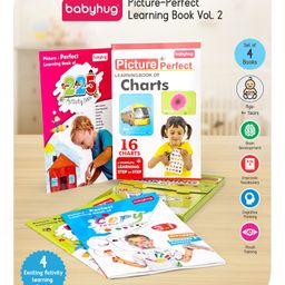 Babyhug Big Picture Early Learning Activity Books Pack Of 4 - English-image-31