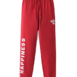 Pine Kids 100% Cotton Terry Knit Full Length Lounge Pant Text Print - Scarlet Smile-picture-20