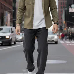 FALKRA Men Straight Fit Mid-Rise Light Fade Stretchable Jeans image 2