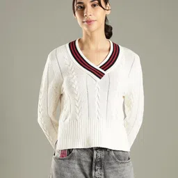 Tommy Hilfiger Women Cable Knit Pullover-image-84
