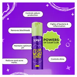 YPlayZ Clear My Way Acne Face Wash for Kids, Tweens & Teens, , 50 ml image 3