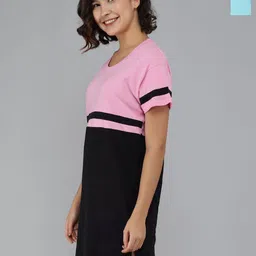 Christy World Women Pack Of 2 Graphic Printed T-shirt Nightdress-image-95