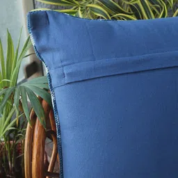 Weaves of Tradition Blue & White Ethnic Motifs Square Cushion Covers image 3