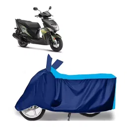 Auto Pearl Two Wheeler Cover for Yamaha Cygnus Ray ZR BS6 - Cyan, Blue-picture-28