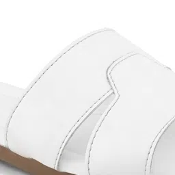 The Roadster Lifestyle Co Women Solid Party Square Shape Open Toe Flats image 4