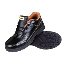 SLT-HUB Safehawk Shoes -01 Low Ankle Steel Toe Black & Brown Safety Shoes, Size - UK 9 (Pack of 12 Pairs)-picture-34