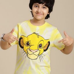 Kids Ville Boys Graphic Printed Round Neck Cotton Lion King T-shirt-picture-14