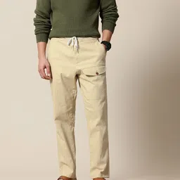 Mr Bowerbird Men Smart Loose Fit Easy Wash Chinos Trousers-image-46