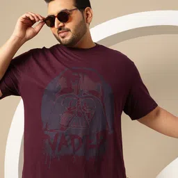 Sztori Plus Size Star Wars Print Detail Pure Cotton T-shirt-picture-37