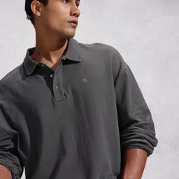 WROGN Oversized Plus Fit Polo Collar Pure Cotton T-shirt-picture-24