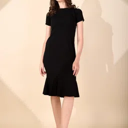 MILOST Women Black Dresses-picture-16