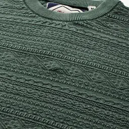 The Roadster Life Co. Pure Cotton Self-Design Pullover Sweater image 4