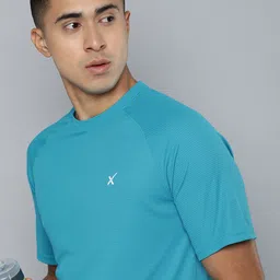 HRX by Hrithik Roshan Men Checked Regular Fit Running T-shirt-picture-27