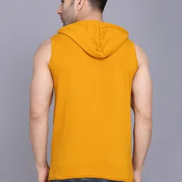 TEEFOX Graphic Printed Hooded Sleeveless Casual T-shirt image 4