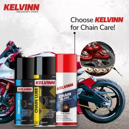 KELVINN Chain Klene Spray Aerosol-Based Cleaner And Protective Lubricant 500 ml image 2