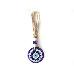 The Spiritual Living Blue Evil Eye Hanging Home Entrance Glass Wall Decor-image-64