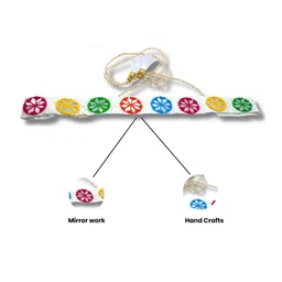 Niddleman Women Mirror Work Embroidered Kamarband image 3