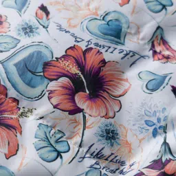 Wingsfield Full Sleeves Floral Printed Padded Light Winter Jacket - Multi Colour image 3