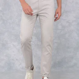 Crimsoune Club Men Smart Slim Fit Mid-Rise Chinos Trousers-picture-34