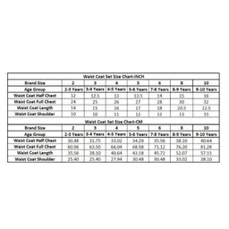 Ministitch Velvet Woven Sleeveless Striped & Abstract Printed Waistcoat - Cream image 2