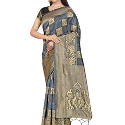 Maroosh Woven Design Zari Traditional Banarasi Saree-image-27