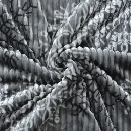 FABINALIV Grey Floral Woollen Mild Winter 400 GSM Double Bed Comforter image 5