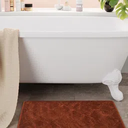 Bichauna Element Brown Anti-Skid & Non-Slip Rectangular 1300 GSM Bath Rug-picture-10