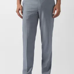 Van Heusen Men Mid-Rise Slim Fit Formal Trousers-picture-25