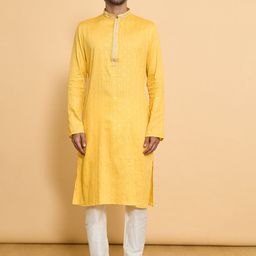 Arihant Rai Sinha Men Regular Pure Cotton Kurta with Churidar-picture-15
